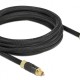 DELOCK καλώδιο ήχου Toslink 86594, gold plated, 3m, μαύρο