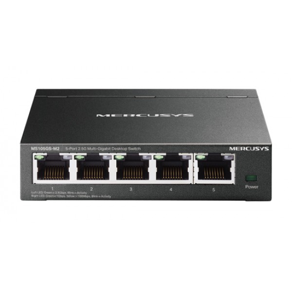 MERCUSYS desktop switch MS105GS-M2, 5x 2.5Gbps θύρες, UN/1.0 - MERCUSYS