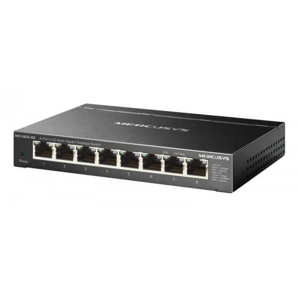 MERCUSYS desktop switch MS108GS-M2, 8x 2.5Gbps θύρες, UN/1.0 - MERCUSYS