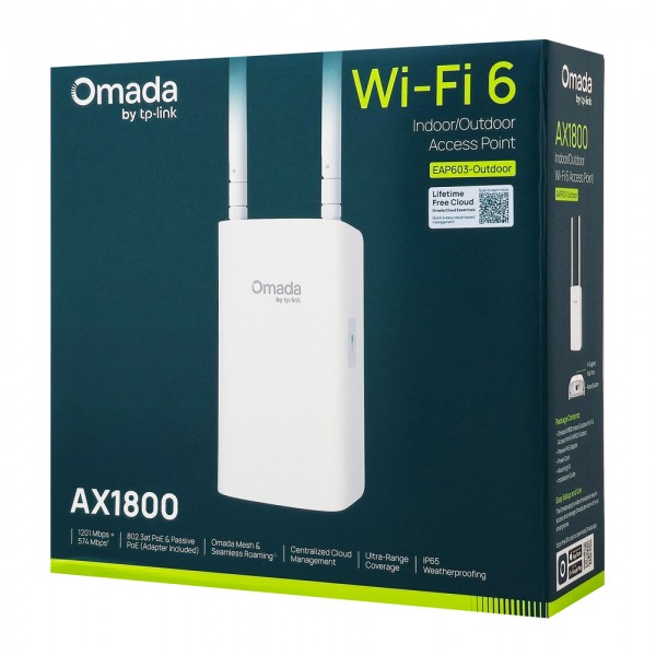 TP-LINK access point EAP603-Outdoor, WiFi 6, Mesh, AX1800, EU/1.0