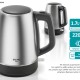 BRUNO BRN-0246 Βραστήρας νερού ανοξείδωτος 1.7L STRIX 2200W, Inox