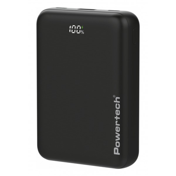 POWERTECH power bank PT-1503 με οθόνη, 20000mah, 22.5W, μαύρο - Power Bank