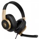 SADES gaming headset UPOWER, 3.5mm σύνδεση, 40mm, μαύρο/χρυσό
