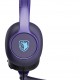 SADES gaming headset UPOWER, 3.5mm σύνδεση, 40mm, μωβ