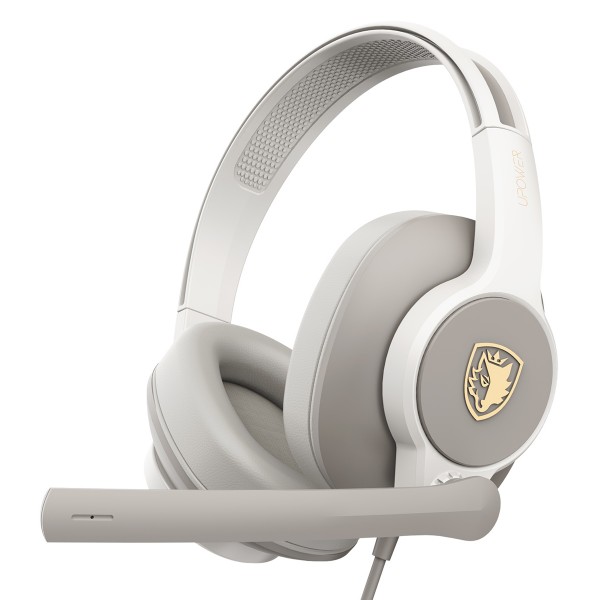 SADES gaming headset UPOWER, 3.5mm σύνδεση, 40mm, γκρι - Ακουστικά για PC