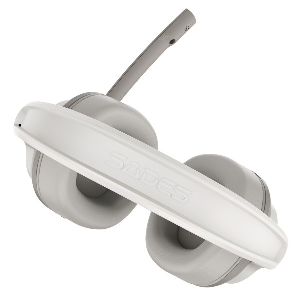 SADES gaming headset UPOWER, 3.5mm σύνδεση, 40mm, γκρι