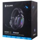 SADES gaming headset Defender, ασύρματα & ενσύρματα, 50mm, 1050mAh, RGB, multi-platform, μαύρο