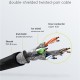 GOOBAY καλώδιο δικτύου 68693, CAT 6 S/FTP, copper, 250MHz, 1m, μαύρο