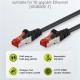 GOOBAY καλώδιο δικτύου 68696, CAT 6 S/FTP, copper, 250MHz, 2m, μαύρο