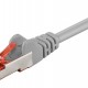 GOOBAY καλώδιο δικτύου 50887, CAT 6 S/FTP, copper, 250MHz, 2m, γκρι