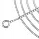 DELOCK σχάρα για 80mm ανεμιστήρα 67306, μεταλλική, ασημί
