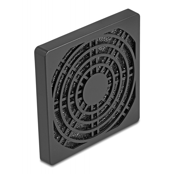 DELOCK σχάρα για 80mm ανεμιστήρα 67311 με φίλτρο σκόνης, πλαστική, μαύρη - Ψύξη - Modding