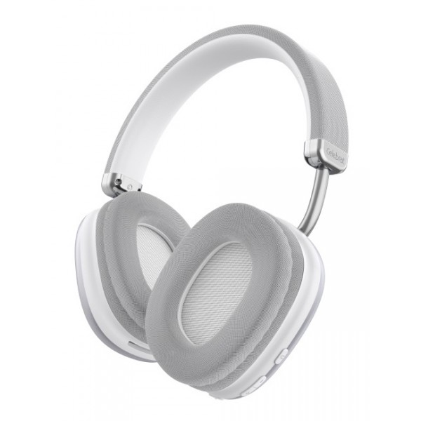 CELEBRAT headphones A39, ασύρματα & ενσύρματα, micro SD, 40mm, 400mAh, ασημί - Ακουστικά - Bluetooth
