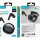 CELEBRAT earphones με θήκη φόρτισης W71, True Wireless, 10mm, 30/200mAh, μαύρα