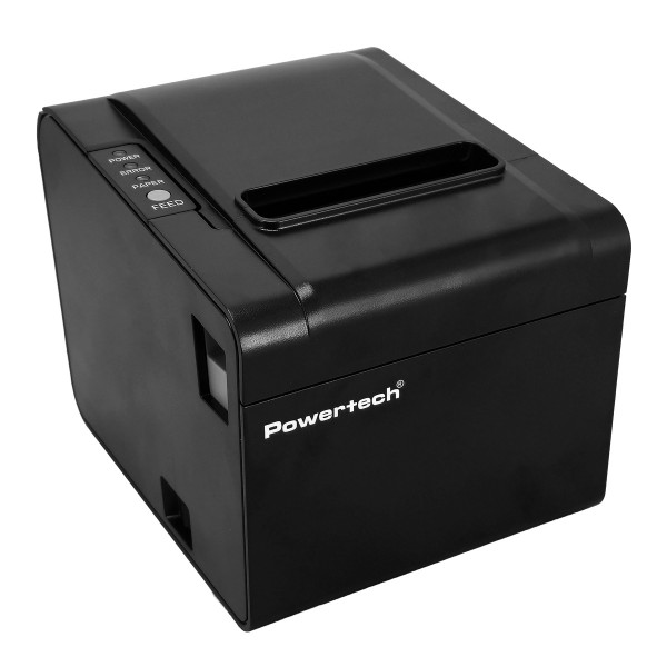 POWERTECH θερμικός εκτυπωτής αποδείξεων PT-1506, USB/Ethernet/Serial, μαύρος - Εκτυπωτές - Πολυμηχανήματα