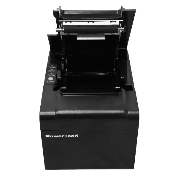 POWERTECH θερμικός εκτυπωτής αποδείξεων PT-1506, USB/Ethernet/Serial, μαύρος - Εκτυπωτές - Πολυμηχανήματα