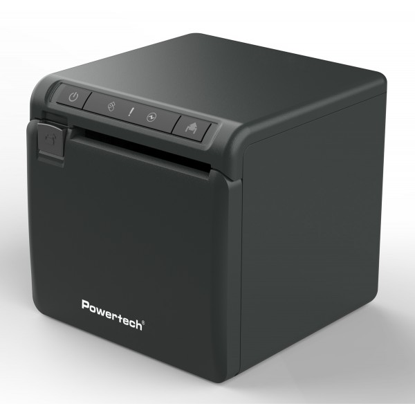 POWERTECH θερμικός εκτυπωτής αποδείξεων PT-1507, USB/Ethernet/Serial, μαύρος - Εκτυπωτές - Πολυμηχανήματα