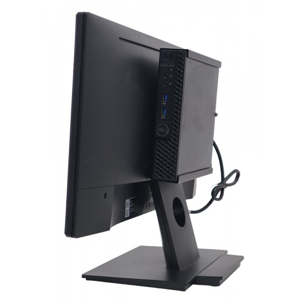 DELL PC OptiPlex 7060 Micro, Refurbished Grade A Repainted, i5-8500T, 8/128GB M.2, με οθόνη E2016H GB, με βάση - Dell