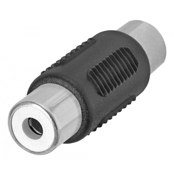 POWERTECH αντάπτορας RCA θηλυκό σε θηλυκό CAB-R021, μαύρος - Powertech