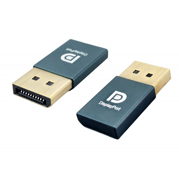 POWERTECH DisplayPort dummy plug CAB-DP082 με LED, 4K/17Hz, γκρι - Powertech