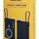 POWERTECH ηλιακό power bank PT-1505 με καλώδιο, 10000mah, magnetic wireless, 35W, μαύρο