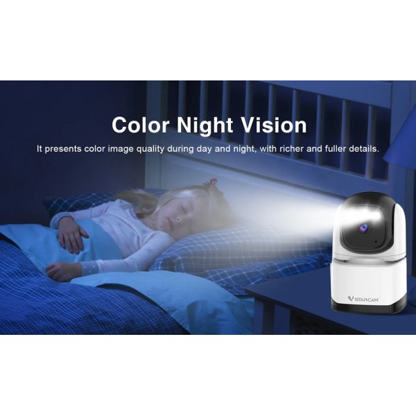 VSTARCAM smart κάμερα CS995, 3MP, WiFi, PTZ, SD