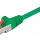 GOOBAY καλώδιο δικτύου 92454, CAT 6 S/FTP, copper, 250MHz, 0.15m, πράσινο