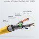 GOOBAY καλώδιο δικτύου 92453, CAT 6 S/FTP, copper, 250MHz, 0.15m, κίτρινο