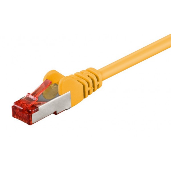 GOOBAY καλώδιο δικτύου 68299, CAT 6 S/FTP, copper, 250MHz, 0.50m, κίτρινο - GOOBAY