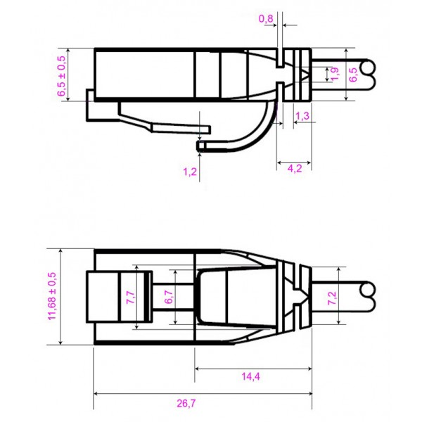 GOOBAY καλώδιο δικτύου 71546, CAT 6 U/UTP, slim, copper, 250MHz, 0.25m, γκρι