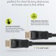 GOOBAY καλώδιο DisplayPort 74778, VESA Certified, 8K/60Hz, 32.4 Gbps, 2m, μαύρο