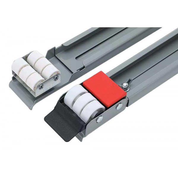 BRATECK βάση λευκών συσκευών WMS11-4 με ρόδες, ρυθμιζόμενη, έως 300kg, γκρι