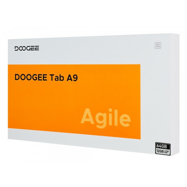 DOOGEE tablet Tab A9, 10.1", 3/64GB, Android 15, 6580mAh, γκρι