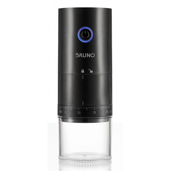 BRUNO BRN-0256 Ηλεκτρικός Μύλος Καφέ επαναφορτιζόμενος με 39 επίπεδα άλεσης, μαύρος - Σύγκριση Προϊόντων
