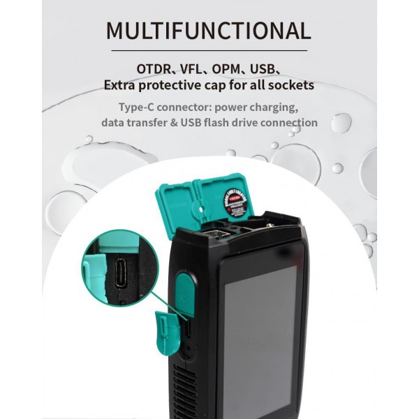 PROSKIT mini OTDR tester καλωδίων οπτικής ίνας MT-7620 με οθόνη αφής