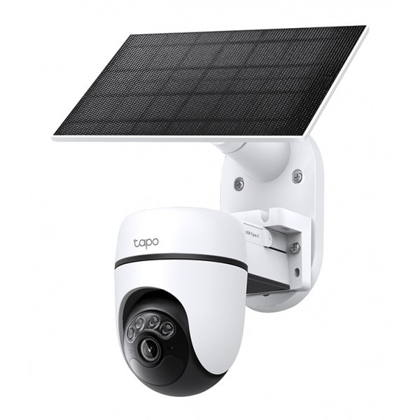 TP-LINK smart ηλιακή κάμερα Tapo C610 KIT, 2K/3MP, WiFi, PTZ, SD, IP65, EU/1.0 - Smart Κάμερες
