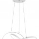 POWERTECH LED φωτιστικό οροφής HLL-0209, 48W, 4000K, Φ50cm x 120cm, λευκό