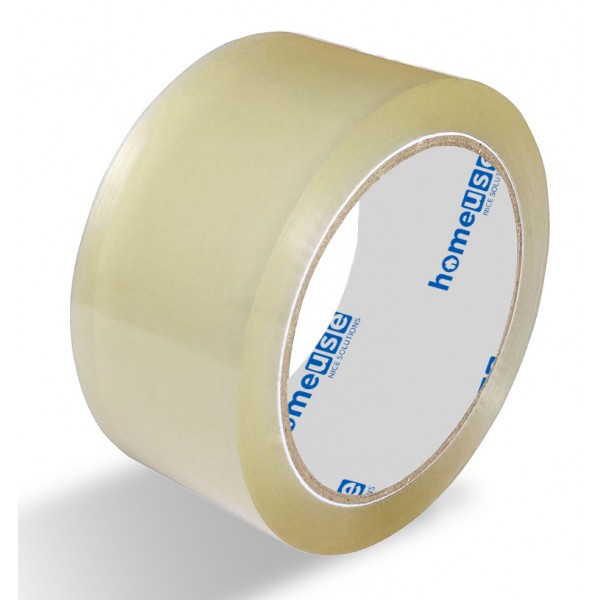 HOME USE αυτοκόλλητη ταινία HUH-0259, διάφανη, αθόρυβη, 48mm, 60m, 6τμχ - Service & Εργαλεία