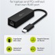 GOOBAY αντάπτορας δικτύου 76579, USB-C, 1000Mbps Ethernet, μαύρος