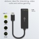 GOOBAY αντάπτορας δικτύου 76579, USB-C, 1000Mbps Ethernet, μαύρος