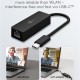 GOOBAY αντάπτορας δικτύου 76579, USB-C, 1000Mbps Ethernet, μαύρος