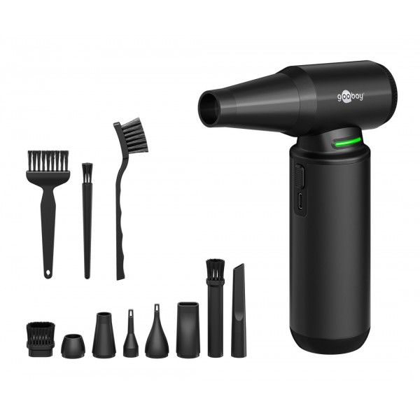 GOOBAY ηλεκτρικό air duster 77831 με φακό, 180W, 6000mAh, μαύρο - Service & Εργαλεία