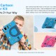ULEFONE tablet Tab A9 Pro Kids, 8.68", 4/128GB, 4G, Android 15, 5040mAh, μπλε