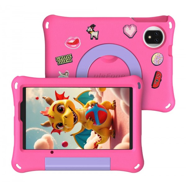 ULEFONE tablet Tab A9 Pro Kids, 8.68", 4/128GB, 4G, Android 15, 5040mAh, ροζ - Tablet - Parts