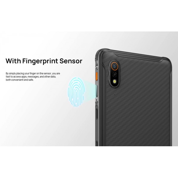 ULEFONE tablet Armor Pad Pro, 8", 8/256GB, 4G, 7650mAh, IP68/IP69K, μαύρο