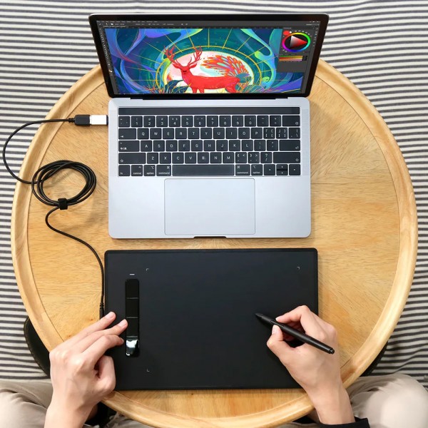 XP-PEN ταμπλέτα σχεδίασης με γραφίδα Star G960S Plus, 228.8x152.6mm, μαύρο - Tablet - Parts