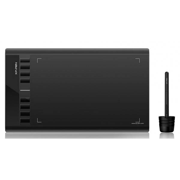 XP-PEN ταμπλέτα σχεδίασης με γραφίδα Star 03 V2, 228.8x152.6mm, μαύρο - Tablet - Parts