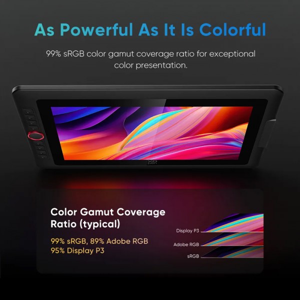 XP-PEN ταμπλέτα σχεδίασης με οθόνη & γραφίδα Artist 13.3 Pro V2, 10.95", μαύρο