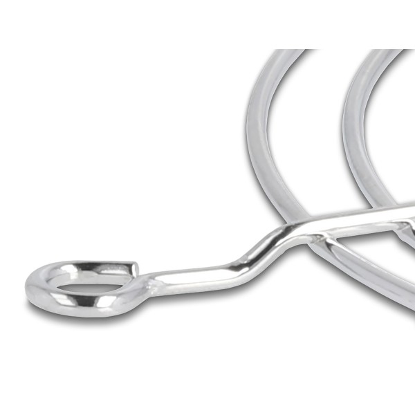 DELOCK σχάρα για 92mm ανεμιστήρα 67307, μεταλλική, ασημί