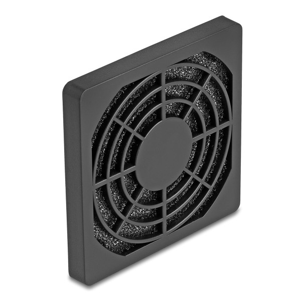 DELOCK σχάρα για 60mm ανεμιστήρα 67310 με φίλτρο σκόνης, πλαστική, μαύρη - Ψύξη - Modding